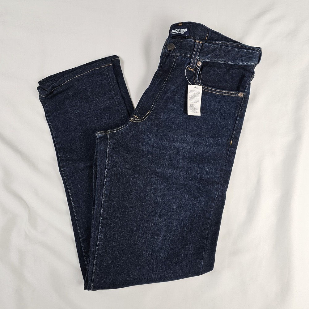 Lands' End Square Rigger Traditional Fit Coupe Mens Jeans 32 X 33